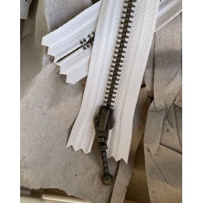 Lynls til Zipper Sweater / Zipper Slipover - Mandel 35 cm