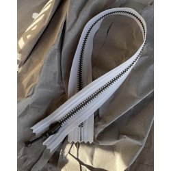 Lynl�s til Zipper Sweater / Zipper Slipover - Mandel 35 cm