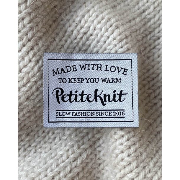 Made With Love To Keep You Warm - label - PetiteKnit