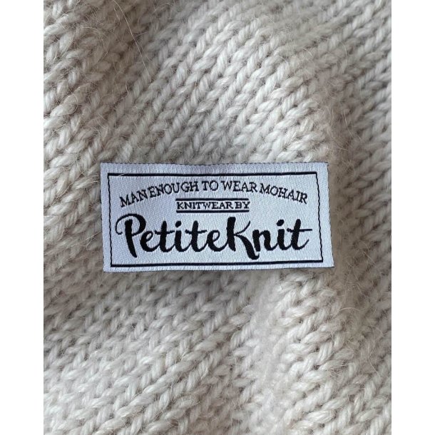 Man Enough To Wear Mohair -label - PetiteKnit