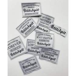 Man Enough To Wear Mohair -label - PetiteKnit