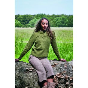 Sarah Bluse M/domino i Bobler_893629_Permin