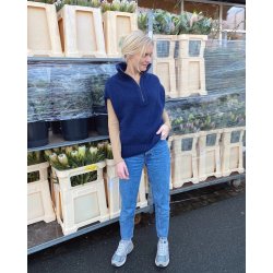 Zipper Slipover_PetiteKnit